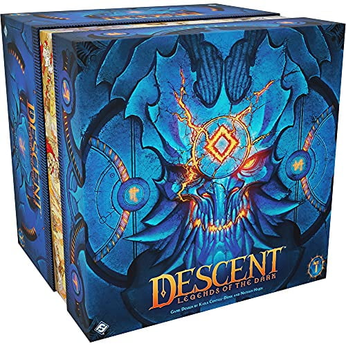 Descent Légendes du jeu de société Dark RPG Jeux de société en coopération Jeux de sociétés en stratégie Jeux de compagnies en collaboration 14 et en haut 1 à 4 Joueurs Temps de jeu moyen 3-4 Heures Fantasy Flight Games