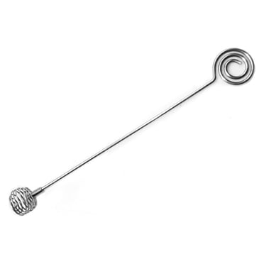 MasteelfCA 1 Pce Bâton à Miel en Acier Inoxydable Manche Long Cuillère à Miel Mélangeur pour Café et Lait Bâton de Mélange pour Thé au Miel Tige d'Agitation