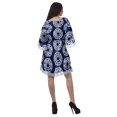 thumbnail image 4 of Moomaya Sorties de Plage Imprimées Femmes Grande Taille Robes d'Été pour Femmes Robe Courte, 4 of 6