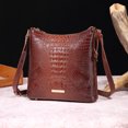 thumbnail image 4 of Retro crocodile pattern ladies handbag, daily match, all-match occasion,Colorful-2, 4 of 16