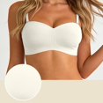 thumbnail image 2 of Comfortable Transparent Shoulder Strap Backless Spongeless Bra with Convertible Straps for Everyday Wear, 2 of 5