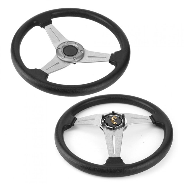 14in Steering Wheel, 350mm/14in Racing Car Drifting Steering Wheel Replacement Universal Modified Accessory