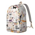 thumbnail image 3 of Dog Lover Gift School Backpack with Cute Puppy Pattern – Lightweight Travel Backpack with Comfortable Carrying and Anti-theft Multifunctional Design for Students and Female Professionals, 3 of 4