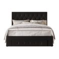 thumbnail image 2 of HMD Deborah Queen Tufted Upholstered Storage Panel Bed, Black, 2 of 3