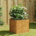 thumbnail image 1 of vidaXL Planter 40x41x40 cm Corten Steel, 1 of 5