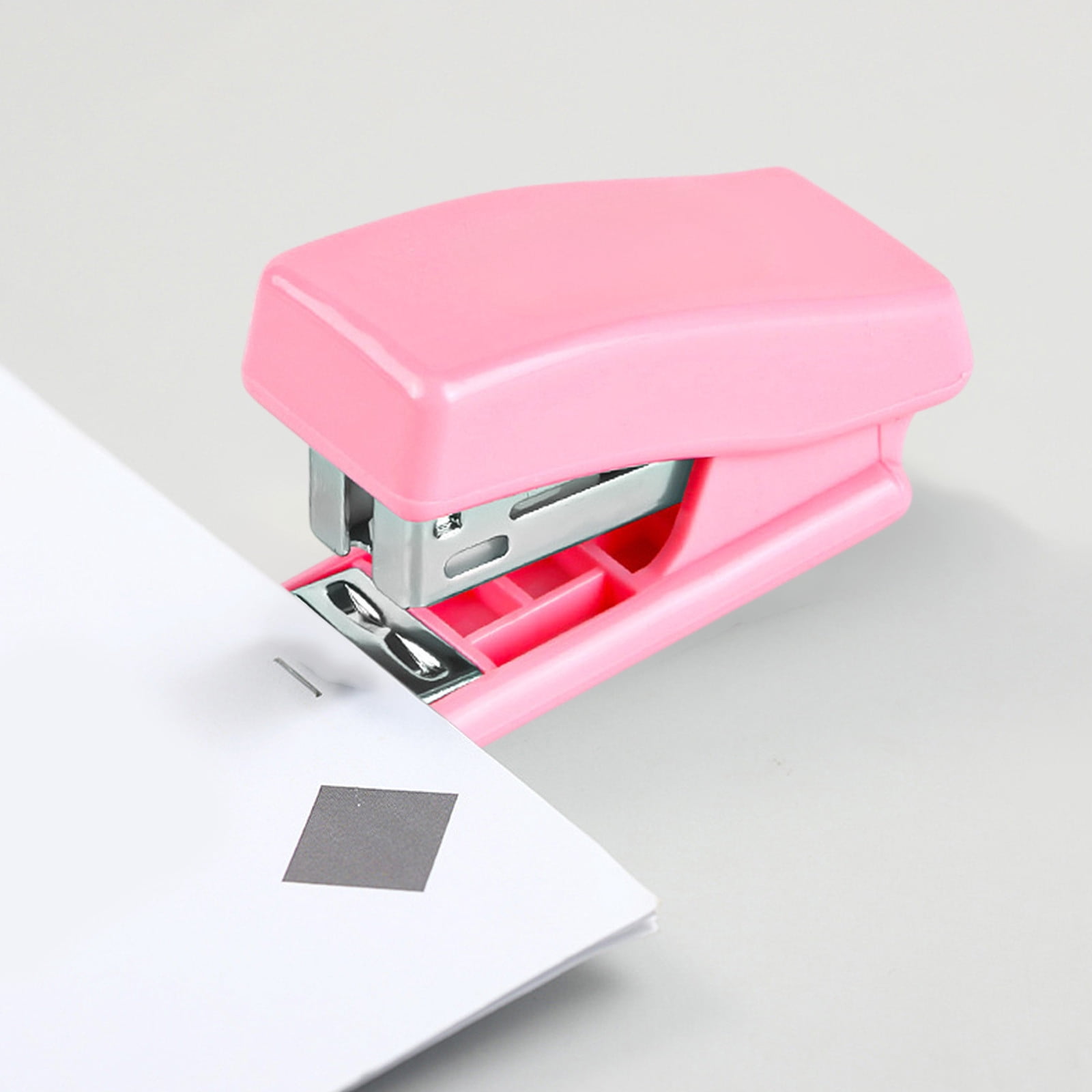 TopLLC Home Office Furniture Cartoonoon Stapler Set Of Elementary School Students Cute Mini Stapler Bookbinding Daily Stapler General metal stapler