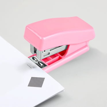 Amzcrzy Metal Stapler Cartoonoon Stapler Set Of Elementary School Students Cute Mini Stapler Bookbinding Daily Stapler General Furniture Office Desk Accessories Office Decor Home Decor