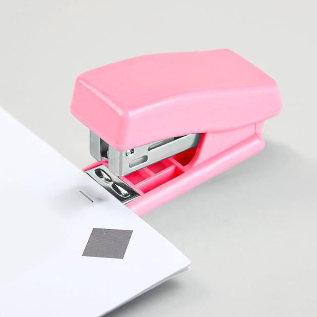 Cartoonoon Stapler Set Of Elementary School Students Cute Mini Stapler Bookbinding Daily Stapler General