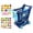 Blue, variant on Kids Shopping Cart Playset – 20-Piece Pretend Food & Fruit Trolley with Spacious Storage | Educational Role-Play Kitchen Toy for Toddlers | Grocery Store Fun, Stem Learning Gift