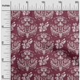 thumbnail image 3 of oneOone Cotton Cambric Maroon Fabric Block Craft Projects Decor Fabric Printed By The Yard 56 Inch Wide-KA, 3 of 6
