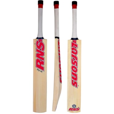 Sky Hi RNS Larson Kashmir Willow Cricket Bat , Size - Short Handle With Full Protection Cover