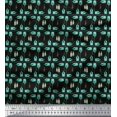 thumbnail image 1 of Soimoi Black Poly Georgette Fabric Colorful Bottle Print Fabric by Yard 42 Inch Wide, 1 of 3