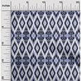thumbnail image 1 of oneOone Organic Cotton Voile Fabric Geometric Ikat Print Fabric BTY 42 Inch Wide, 1 of 4
