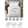 thumbnail image 3 of Grace Living Fitzgerald Polyester Comforter Set - Pleated, Solid Neutral Color, 3 of 6