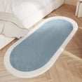 thumbnail image 4 of TopLLC Bathroom Rugs, Soft Bedroom Mats Shaggys Rugs For Bedroom Oval Rugs Room Carpet Living Room Runner Rugs Soft Comfortable Water Absorption Non Slip Thick Washable Rug Longhair Carpet, 4 of 8