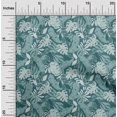 thumbnail image 2 of oneOone Velvet Teal Green Fabric Tropical Craft Projects Decor Fabric Printed By The Yard 58 Inch Wide, 2 of 4