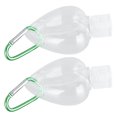 thumbnail image 2 of Travel Squeeze Bottle, Transparent 2Set 50ml Flip  Portable Travel Container Refillable  For Shower Gel For Conditioner For Hotel For Outing Maple Leaf,Heart Shaped, 2 of 8