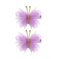 thumbnail image 1 of 2 Pieces Butterfly Hair Clips Curly Hair Portable Cute Hair Styling Accessories Mesh, 1 of 9