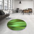 thumbnail image 4 of Ahgly Company Machine Washable Indoor Rectangle Transitional Dark Forest Green Area Rugs, 6' x 9', 4 of 7