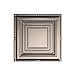 thumbnail image 3 of Fasade Easy Installation Portrait Brushed Nickel Glue Up Ceiling Tile/ Ceiling Panel (12" X 12" Sample), 3 of 3