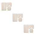 thumbnail image 3 of Baohd 3pieces Multi-functional Non-Slip Chenille Bath Rug Any Bathroom Eco-friendly PJ210611-B001 3Set, 3 of 6