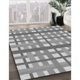 thumbnail image 3 of Ahgly Company Tapis d'Intérieur Lavable en Machine Carré Gris Argenté, 4 Pieds Carré, 3 of 7