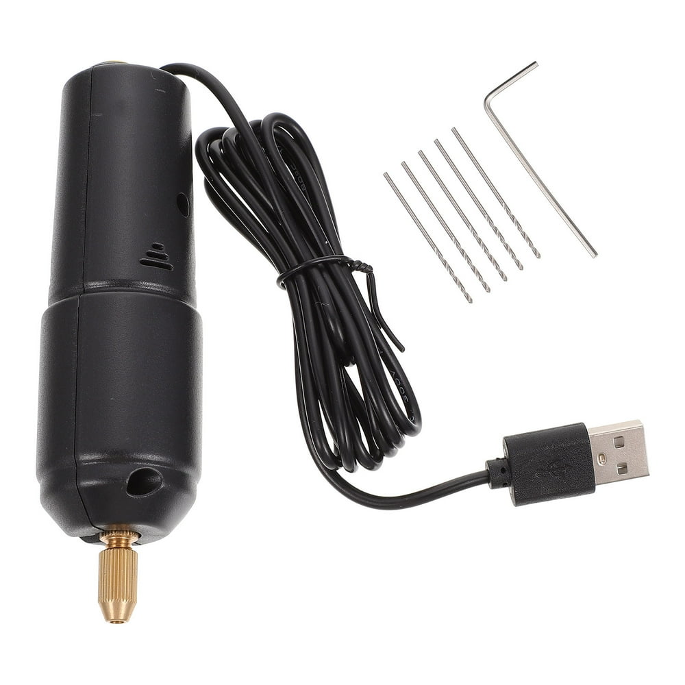Estbridge Power Cordless Mini Electric Drill Replaceable Bits DIY Hole Punching Tool