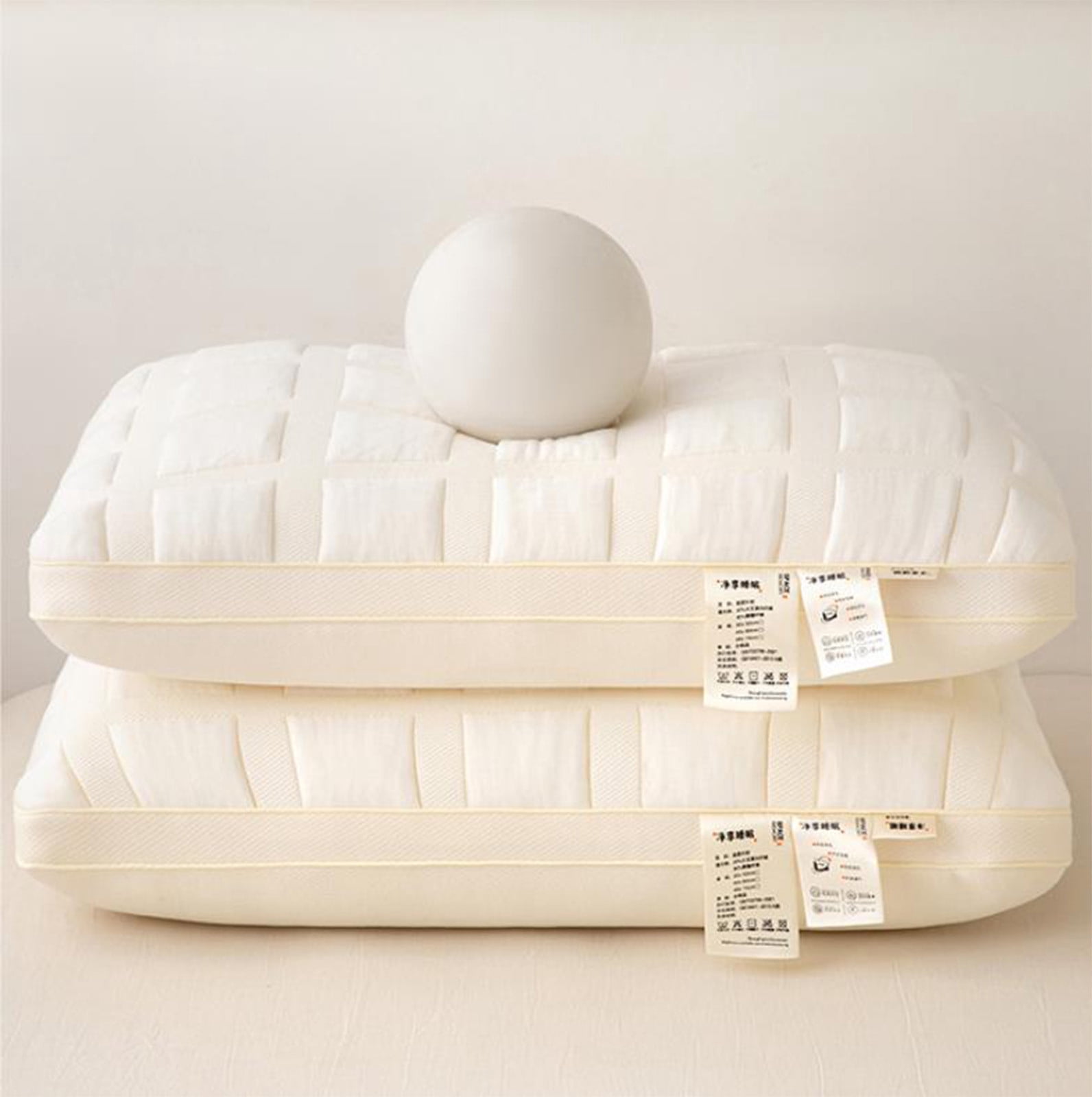 Soft Pillows for Sleeping,Bouncing Bread Pillow Soft Pillow Adult Cervical Pillow for Home Hotel,Cervical Pillows for Sleeping,Hotel Pillows for Sleeping