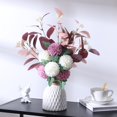 thumbnail image 2 of Artificial Flower Charming Exquisite Faux Silk Realistic Nordic Style Flower Bouquet for Home, 2 of 10