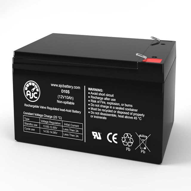 AJC Batterie Compatible avec CyberPower PP1100 12V 10Ah UPS Batterie