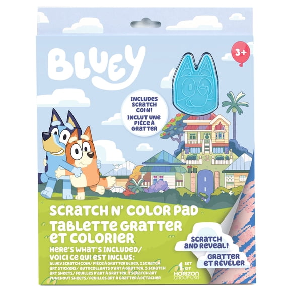 Bluey Scratch ‘n Color Pad
