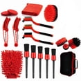 thumbnail image 2 of TIMIFIS Car Accessories Car Accessories Interior Car Brush Tire Cleaning Brush Car Interior Brush Electric Drill Brush Car Wash Tool Brush 19-piece Set Car EssentialsFall, 2 of 7