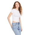 thumbnail image 4 of No Boundaries Women's Rib Baby Tee, 4 of 6