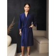 thumbnail image 4 of Men's Breathable Cool Feeling Bathrobe And Clubwear For Spring/Summer, 3/4 Sleeves, 4 of 4