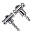 thumbnail image 1 of Milaget 2 Piece String Guides with Screws String Retainer Guides Hardware Wear Resistant Argent, 1 of 9
