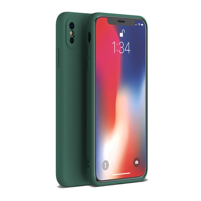 PANDACO Étui Souple Vert Forêt pour iPhone X / TP
