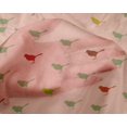 thumbnail image 3 of oneOone Silk Tabby Fabric Artistic Bird Printed Fabric 1 Yard 42 Inch Wide, 3 of 4