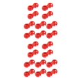 thumbnail image 1 of facefd 1/2/3/5 10 Pcs Clips de Style S pour Câble de Frein Guide de Tuyau de Boucle Vélo Rouge 10 Pcs 2 Pcs, 1 of 6