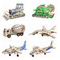 thumbnail image 3 of Jeu de Puzzle 3D Jouet Éducatif Puzzle Créatif Jeu Puzzle Modèle Kit pour Enfants, 3 of 10