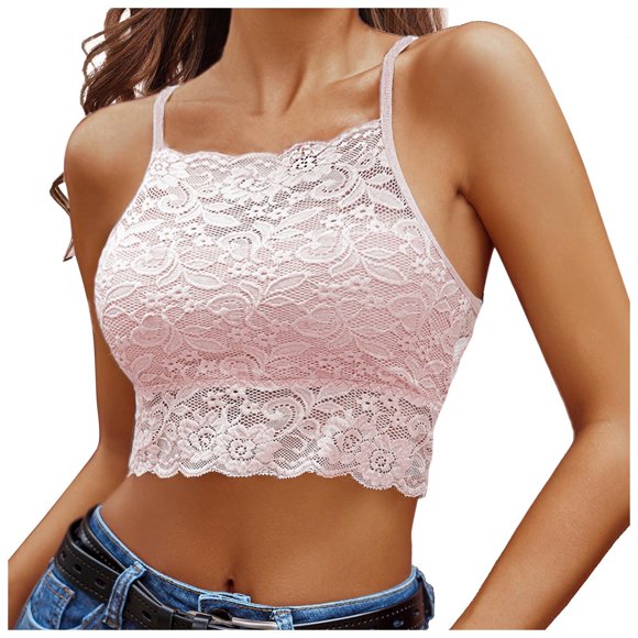 2025 Women's Solid Color Lace Woman Top Crop Top 49Er Top Women Top Women Plus Size 2Xl Crop Top 3X