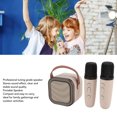 thumbnail image 3 of Wireless Karaoke Speaker, Colorful LED Lights Karaoke Machine Vocal Elimination with Microphones for Party, 3 of 7