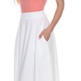thumbnail image 3 of White Mark Jupe Midi Évasée Tasmin pour Femmes, 3 of 6