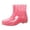 Pink, variant on Women's Rain Boots Rubber Wellies Rain for Women Wide Calf Rain Shoes Womens Slip on Shoes Non Comfortable Outdoor Ice Vibe Water Proof Shoes Women's Walking Booties for Wet Wide Calf Rain