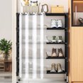 thumbnail image 4 of Chmadoxn Shoe Rack for Closet, Multi-layer Shoe Rack Dusts-proof Stackable Shoe Rack Storage Rack Sturdy Metal And Plastic Material Ideal For Closets Bedrooms Hallways Living Rooms Plastics shoe rack, 4 of 6