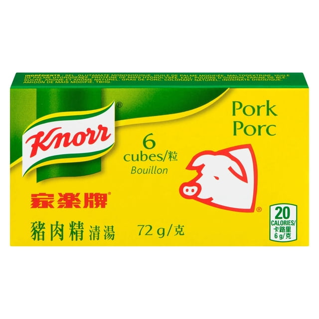 Cubes de bouillon de porc de Knorr