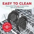 thumbnail image 5 of DASH Holiday Multimaker Mini System - Waffle Maker with Six 4 Removable Holiday Plates: Waffle Iron & Griddle 4-in-1 Mini Waffle Maker for Kids and Families - Nonstick Surface Santa Waffle (Red), 5 of 5