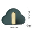 thumbnail image 3 of Vaidha Self-designed Cloud Cloud Hook Hook Hook Without Punching Wall Strong Hook Key Hook, 3 of 4