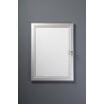 thumbnail image 3 of SECO Lockable Indoor/Outdoor Poster Frame Case, Silver, 40 x 60", 3 of 4
