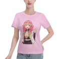 thumbnail image 1 of Women's Basic Short Sleeve T-Shirt Demon Slayer Blade Ganlu Temple Mili, 1 of 6