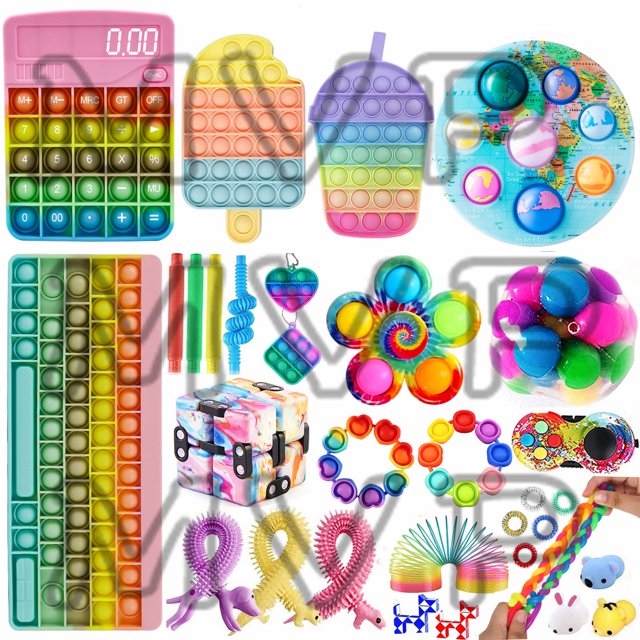goowrom Sensory Fidget Toys Set 37Pcs Anti-Anxiety Toys Bundle Stress Reliever